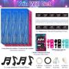 imageOurWarm Tik Tok Birthday Party Decorations 135Pcs Happy Birthday Decorations Birthday Party Supplies Includes Happy Birthday Banner Fringe Backdrop Balloons Arch Tablecloth for Birthday Decor
