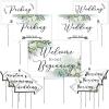imageOurWarm 11 Pcs Wedding Direction Signs with Stakes Wedding Welcome Signs Arrow Shaped Wedding This Way Directional Road Signs Double Sided Printed Wedding Parking Sign YardLawn Signs for Reception