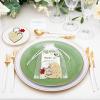 imageOurWarm 50 Sets Wedding Favors for Guests Bulk Wood Heart Puzzle Keychains Wedding Party Favors with Thank You Cards Organza Bags Recuerdos para Boda Souvenirs Gifts for Bridal Shower Engagement