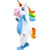imageOurWarm Unicorn Inflatable Costume for Adult Funny Halloween Costume Blow Up Unicorn Costume for Men Women Adult Halloween Party Cosplay Costume Adult Size