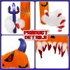 imageOurWarm 125FT Halloween Inflatable Archway Large Devil Pumpkin Arch Blow Up Halloween Yard Decorations with Builtin Blower ampamp LEDs Giant Halloween Inflatable for Lawn Garden Halloween Outdoor Decor