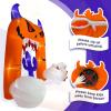 imageOurWarm 125FT Halloween Inflatable Archway Large Devil Pumpkin Arch Blow Up Halloween Yard Decorations with Builtin Blower ampamp LEDs Giant Halloween Inflatable for Lawn Garden Halloween Outdoor Decor