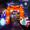 imageOurWarm 125FT Halloween Inflatable Archway Large Devil Pumpkin Arch Blow Up Halloween Yard Decorations with Builtin Blower ampamp LEDs Giant Halloween Inflatable for Lawn Garden Halloween Outdoor Decor
