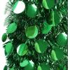 imageAytai 5ft Collapsible Christmas Tree Silver Tinsel Coastal Christmas Tree for Holiday DecorationsGreen