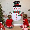imageOurWarm DIY Felt Christmas Tree with Ornaments 3ft Felt Christmas Tree for Kids Xmas Gifts and Christmas Door Wall Hanging DecorWhite