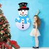 imageOurWarm DIY Felt Christmas Tree with Ornaments 3ft Felt Christmas Tree for Kids Xmas Gifts and Christmas Door Wall Hanging DecorWhite