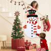 imageOurWarm Felt Snowman for Kids Wall 32Ft DoubleSided DIY Felt Christmas Snowman Set with 35 Glitter Detachable Ornaments Xmas Gift for Toddlers Kids Christmas Home Door Wall Hanging Decorations