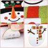 imageOurWarm Felt Snowman for Kids Wall 32Ft DoubleSided DIY Felt Christmas Snowman Set with 35 Glitter Detachable Ornaments Xmas Gift for Toddlers Kids Christmas Home Door Wall Hanging Decorations