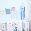 imageOurWarm Mermaid Dream Catcher for Girls Room Wall Decor Big Handmade Blue Dreamcatcher with Colorful Feathers for Kids Bedroom Hanging Decor Under The Sea Mermaid Birthday Baby Shower Party Supplies