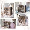 imageOurWarm Wedding Card Box for Wedding Reception Wooden Wedding Card Boxes with Window Brown Wedding Envelope Money Gift Card Box for Baby Shower Birthday Graduation Party Rustic Wedding DecorationsBrown