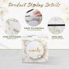 imageOurWarm Wedding Card Box with Slot Marble Wedding Envelope Box for Reception Wedding Money Box Gift Card Box for Party Birthday Baby Shower Bridal Shower Anniversaries Graduation Decorations