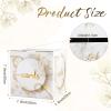 imageOurWarm Wedding Card Box with Slot Marble Wedding Envelope Box for Reception Wedding Money Box Gift Card Box for Party Birthday Baby Shower Bridal Shower Anniversaries Graduation Decorations