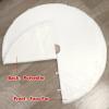 imageChristmas Tree Skirt 48 Inch White Faux Fur Christmas Tree Skirt Luxury Tree Skirts for Holiday Christmas Decorations