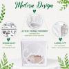 imageOurWarm White Wedding Card Box for Reception PVC Gift Card Box with Lock ampamp Acrylic Window Wedding Envelope Money Honeymoon Holder for Party Graduation Baby Shower Birthday