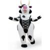 imageOurWarm Adult Inflatable Cow Costume  Black Shapewear Funny Blow Up Costume for Halloween Cosplay Party