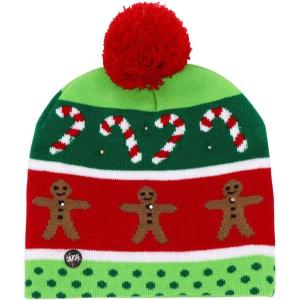 imageOurWarm 3 Pcs Light up St Patricks Day Hats for Women Green Beanie Hats for Men Winter Hat Lucky Irish hat Knit Cap