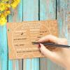 imageOurWarm 40Pcs Baby Shower Advice Cards Baby Predictions and Advice Cards Baby Shower Guest Book Girl Boy Advice for New Parents Baby Shower