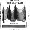 imageOurWarm 78512inch Black Halloween Creepy Cloth Large Scary Spooky Gauze Cloth Clearance for Indoor Outdoor Halloween Decorations Halloween Party Haunted House Windows Doorways Decor