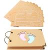 imageOurWarm 40Pcs Baby Shower Advice Cards Baby Predictions and Advice Cards Baby Shower Guest Book Girl Boy Advice for New Parents Baby Shower
