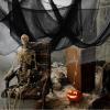 imageOurWarm 78512inch Black Halloween Creepy Cloth Large Scary Spooky Gauze Cloth Clearance for Indoor Outdoor Halloween Decorations Halloween Party Haunted House Windows Doorways Decor