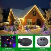 imageOurWarm 2Pcs Solar Christmas Tree Lights Outdoor Decorations 20 LEDs Path Lights 8Mode Flickering Small Mini Solar Christmas Tree for Outside Yard Pathway Garden Grave Cemetery Xmas Decor