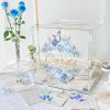 imageOurWarm Acrylic Wedding Card Box with Lock  10quotx10quotx85quot Clear Gift Card Box for Reception DIY Wedding Money Envelope Box for Party Birthday Baby Shower Graduation