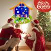 imageOurWarm Christmas Tree for Kids Wall  Felt Toddler Nativity Play Set With 30 Pcs Detachable Ornaments Xmas Tree for Kids to Decorate Wall Hanging Christmas Decor