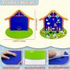 imageOurWarm Christmas Tree for Kids Wall  Felt Toddler Nativity Play Set With 30 Pcs Detachable Ornaments Xmas Tree for Kids to Decorate Wall Hanging Christmas Decor