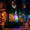 imageOurWarm 10 FT Halloween Inflatables Outdoor Decorations Alien Blow Up Yard Decorations with LED Lights UFO Inflatable Halloween Decorations for Outdoor Holiday Party Garden Lawn Decor8FT Halloween inflatable