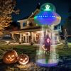 imageOurWarm 10 FT Halloween Inflatables Outdoor Decorations Alien Blow Up Yard Decorations with LED Lights UFO Inflatable Halloween Decorations for Outdoor Holiday Party Garden Lawn Decor10 FT Halloween inflatable