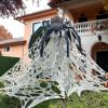 imageOurWarm 13FT Halloween Spider Web Decoration Outdoor Giant Stretchy Beef Netting Spider Webbing PreCut Gauze Cobwebs for Halloween Yard Party Haunted House Decor Outdoor