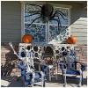 imageOurWarm 13FT Halloween Spider Web Decoration Outdoor Giant Stretchy Beef Netting Spider Webbing PreCut Gauze Cobwebs for Halloween Yard Party Haunted House Decor Outdoor