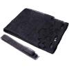 imageOurWarm 18 x 60 Inch Halloween Black Lace Lamp Shade Cover with Ribbon 3 in 1 Black Spider Lamp Shade Covers for Halloween Decorations