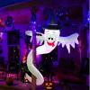 imageOurWarm 2 pcs Cute Halloween Inflatables Ghost for Trees 66FT Halloween Blow Ups Hanging Ghosts with Builtin LED Halloween Decor Tree Ghost for Halloween Party Indoor Outdoor Yard Porch Garden