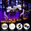 imageOurWarm 2 pcs Cute Halloween Inflatables Ghost for Trees 66FT Halloween Blow Ups Hanging Ghosts with Builtin LED Halloween Decor Tree Ghost for Halloween Party Indoor Outdoor Yard Porch Garden