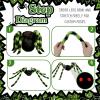 imageOurWarm 5FT Giant Spider Halloween Decorations Outdoor Halloween Spider Decorations with 8 Types of Mode Lights Light up Spider for Outside Indoor Haunted House Porch Lawn Wall Party Yard Decor