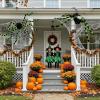 imageOurWarm 5FT Giant Spider Halloween Decorations Outdoor Halloween Spider Decorations with 8 Types of Mode Lights Light up Spider for Outside Indoor Haunted House Porch Lawn Wall Party Yard Decor