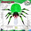 imageOurWarm 7FT Halloween Inflatables Spider Outdoor Decorations Giant Blow Up Yard Decorations with Mummy and Green LED Lights Inflatable Halloween Decor for Indoor Outdoor Garden Lawn Haunted House