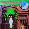 imageOurWarm 7FT Halloween Inflatables Spider Outdoor Decorations Giant Blow Up Yard Decorations with Mummy and Green LED Lights Inflatable Halloween Decor for Indoor Outdoor Garden Lawn Haunted House