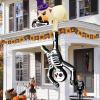 imageOurWarm 8FT Halloween Inflatables Decorations Giant Inflatable Dog Pulls Skeleton Halloween Blow up Yard Decorations with Built in LED Inflatable Outdoor Decoration Outside for Garden Lawn Party