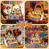 imageOurWarm Dia De Los Muertos Altar Ofrenda Wooden Box Set Day of the Dead Altar with Marigold Photo Frame Sugar Skull and Candle Papel Picado Mini Ofrenda for Dia De Los Muertos Decor