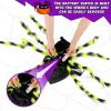 imageOurWarm Dog Halloween Costumes for Pet 64 LED Furry Large Dog Spider Costume Funny Pet Costumes for Medium Big Dogs Halloween Party Decor Puppy Pets Outfits Cosplay