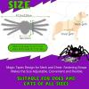 imageOurWarm Dog Halloween Costumes for Pet 64 LED Furry Large Dog Spider Costume Funny Pet Costumes for Medium Big Dogs Halloween Party Decor Puppy Pets Outfits Cosplay