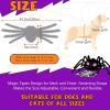 imageOurWarm Dog Halloween Costumes for Pets 64 LED Furry Giant Dog Spider Costume Funny Dog Costumes for Medium Large Dogs Halloween Party Decor Puppy Pets Outfits Cosplay