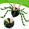 imageOurWarm Large Dog Halloween Costumes Furry Funny Dog Spider Costume with 64 LED Purple Lights Halloween Costumes for Large Dogs Pets Party Outfits Contest Clothes Cosplay Decor