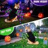 imageOurWarm Large Dog Halloween Costumes Furry Funny Dog Spider Costume with 64 LED Purple Lights Halloween Costumes for Large Dogs Pets Party Outfits Contest Clothes Cosplay Decor