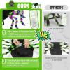 imageOurWarm Large Dog Halloween Costumes Furry Funny Dog Spider Costume with 64 LED Purple Lights Halloween Costumes for Large Dogs Pets Party Outfits Contest Clothes Cosplay Decor