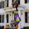 imageOurWarm 10 FT Halloween Inflatables Outdoor Decorations Alien Blow Up Yard Decorations with LED Lights UFO Inflatable Halloween Decorations for Outdoor Holiday Party Garden Lawn Decor8FT Halloween inflatable