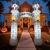 imageOurWarm 10FT Halloween Inflatables Outdoor Decorations Haunted Cemetery Halloween Inflatable Archway Blow Up Yard Decorations Inflatable Halloween Arch for Halloween Decorations Outdoor Lawn Decor