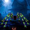 imageOurWarm 5FT Giant Spider Halloween Decorations Outdoor Halloween Spider Decorations with 8 Types of Mode Lights Light up Spider for Outside Indoor Haunted House Porch Lawn Wall Party Yard Decor